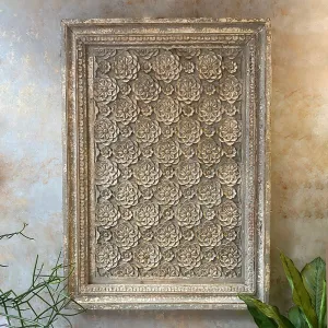 Carved Floral Panel