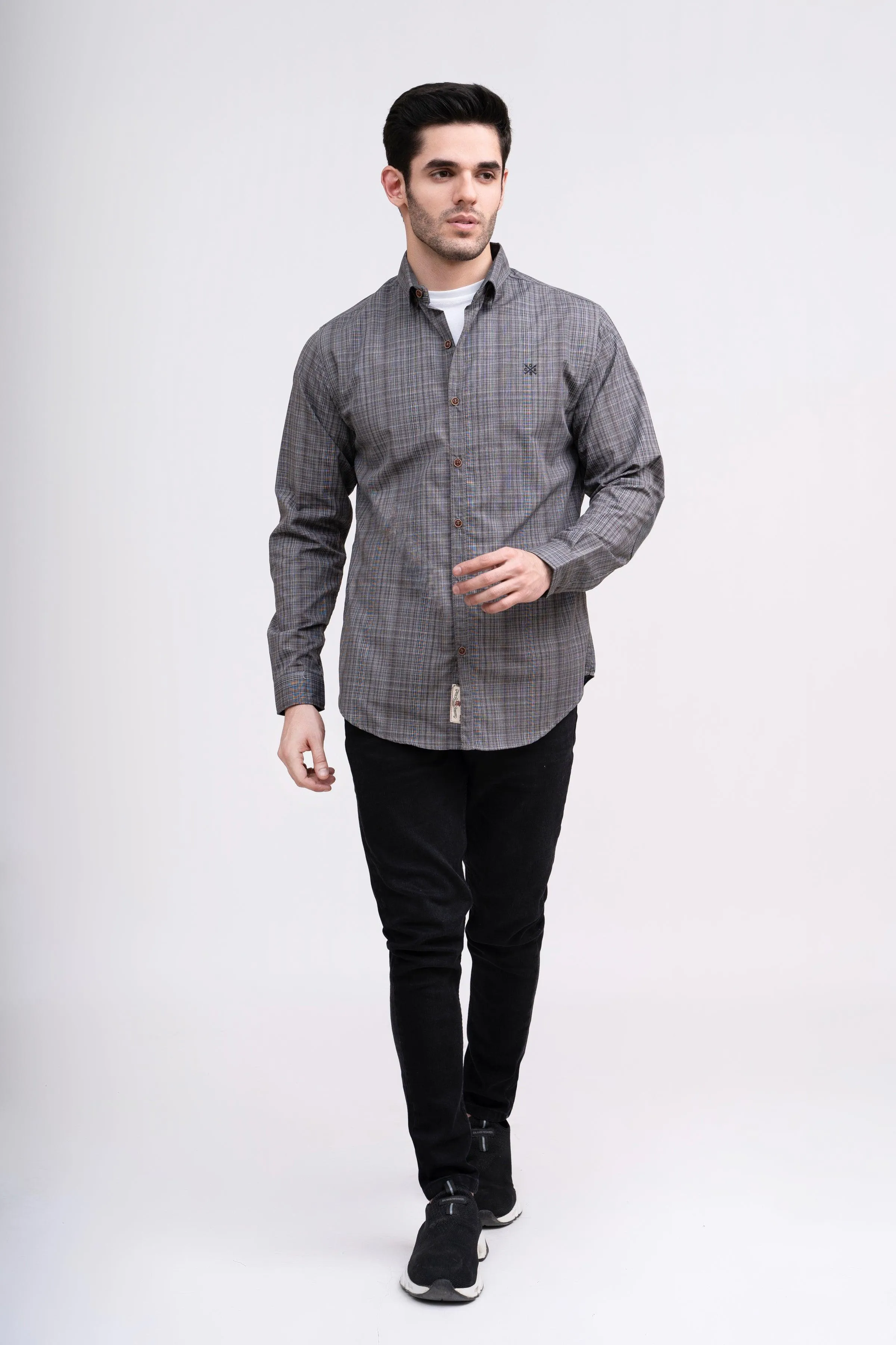 CASUAL SHIRT BROWN