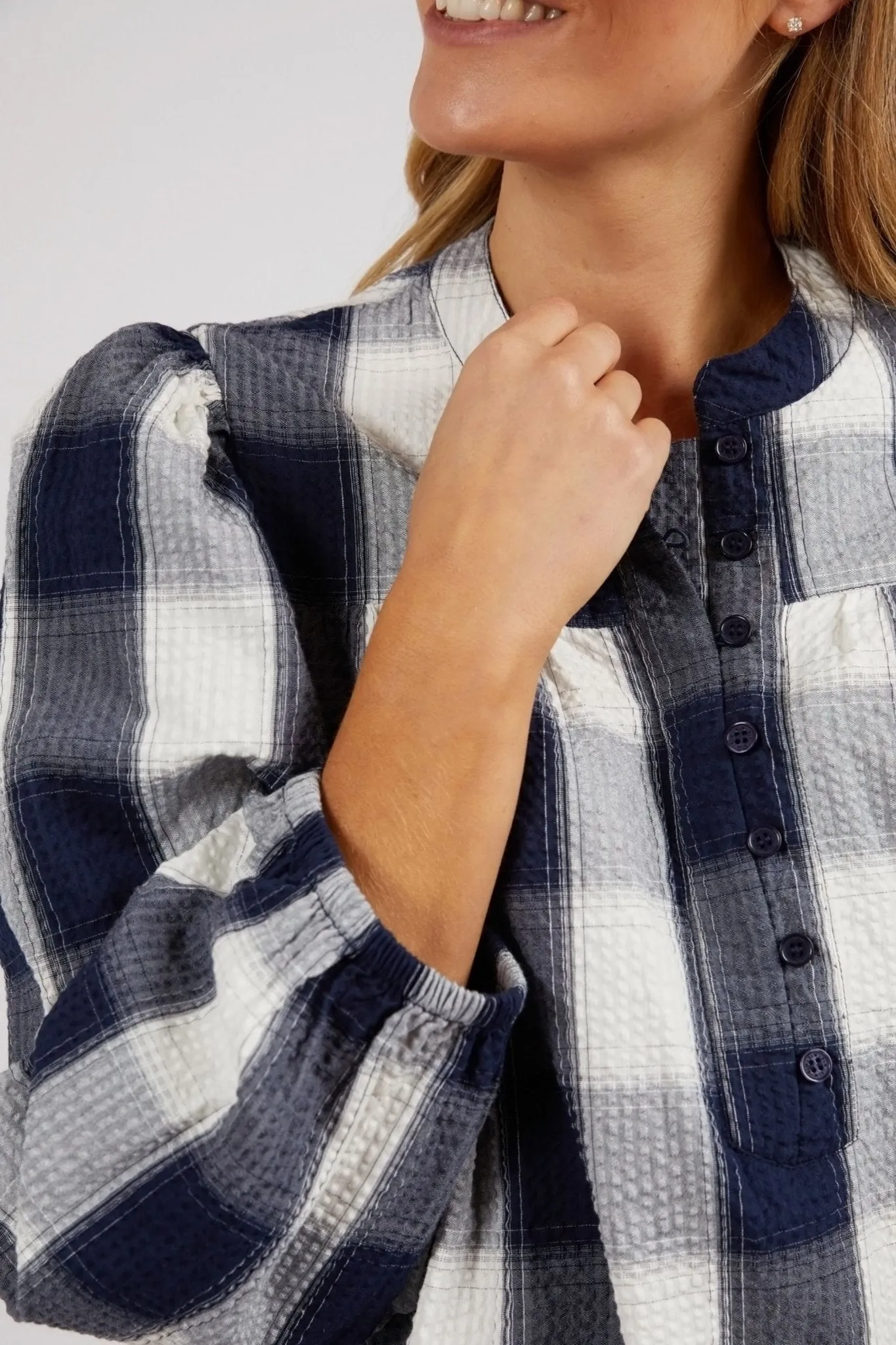 CEDAR CHECK BLOUSE - 8138015