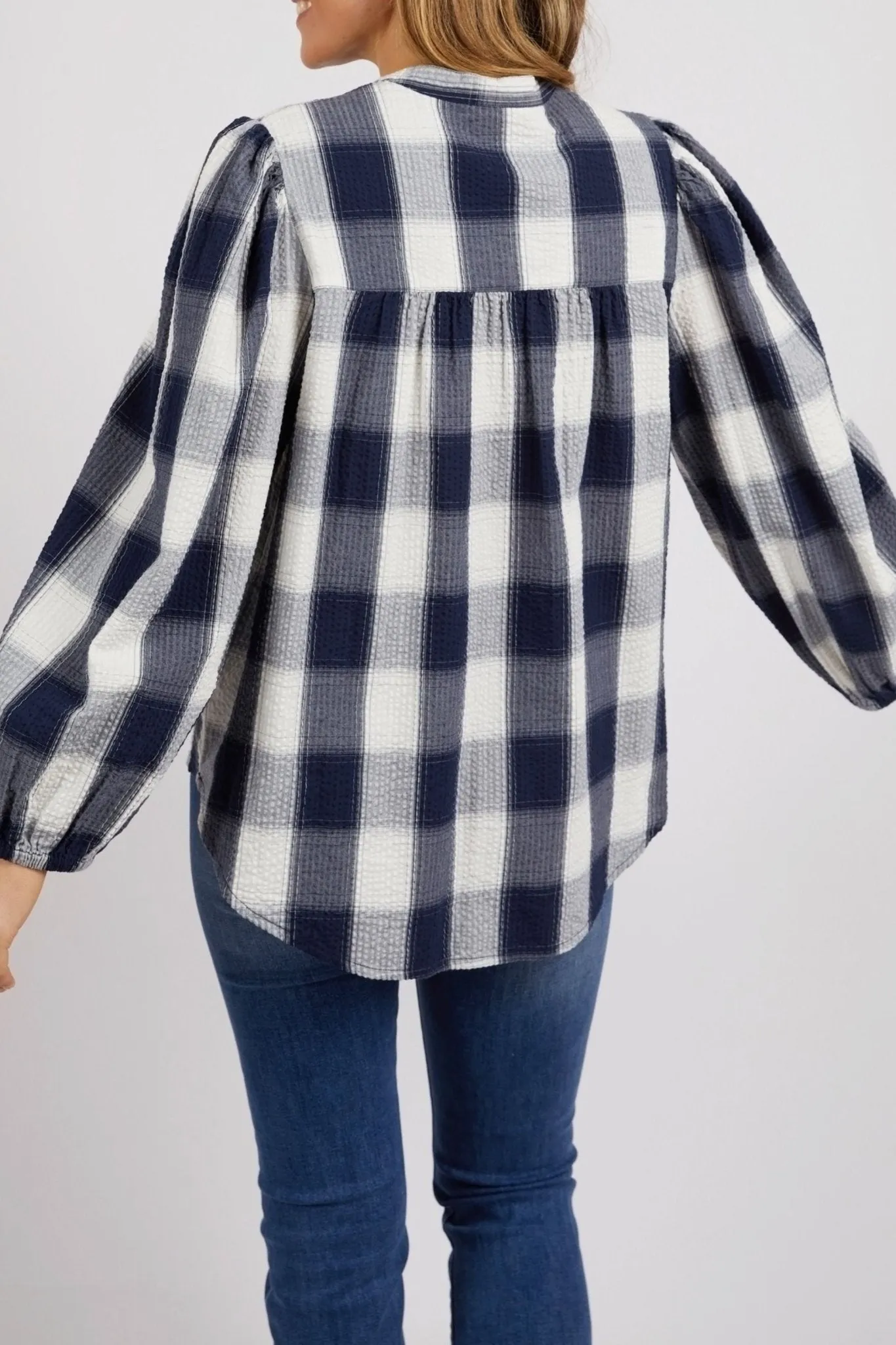 CEDAR CHECK BLOUSE - 8138015