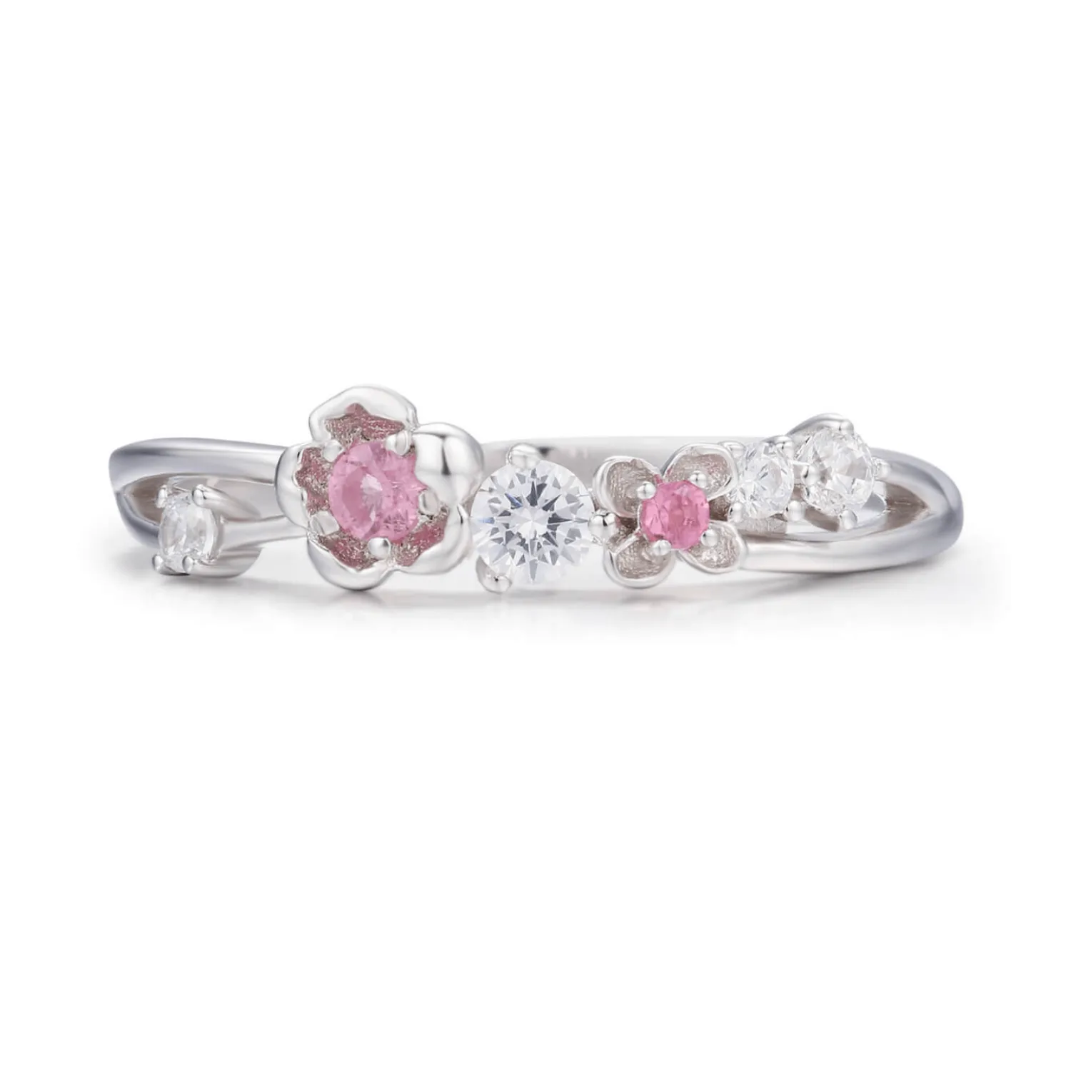 Cherry Blossom Pink Tourmaline Band