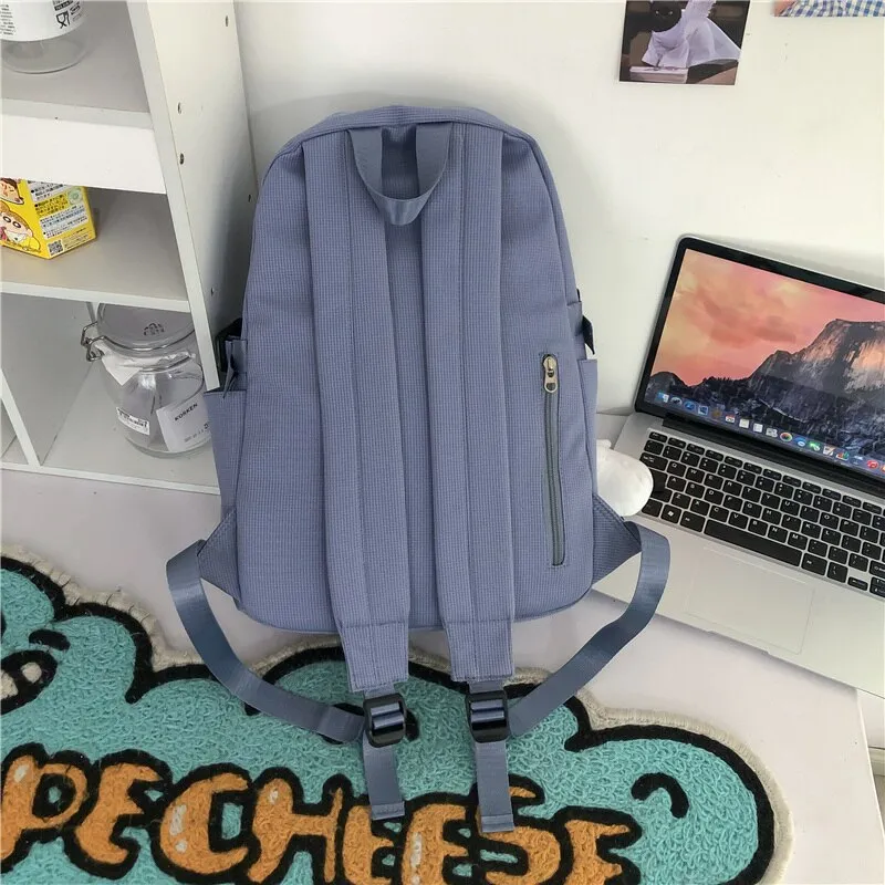 Christmas Gift 2021 New Kawaii Vintage Women Backpack Female Large Capacity Travel Backpack Khaki Laptop School Bag Trendy Teen Girls Bookbag