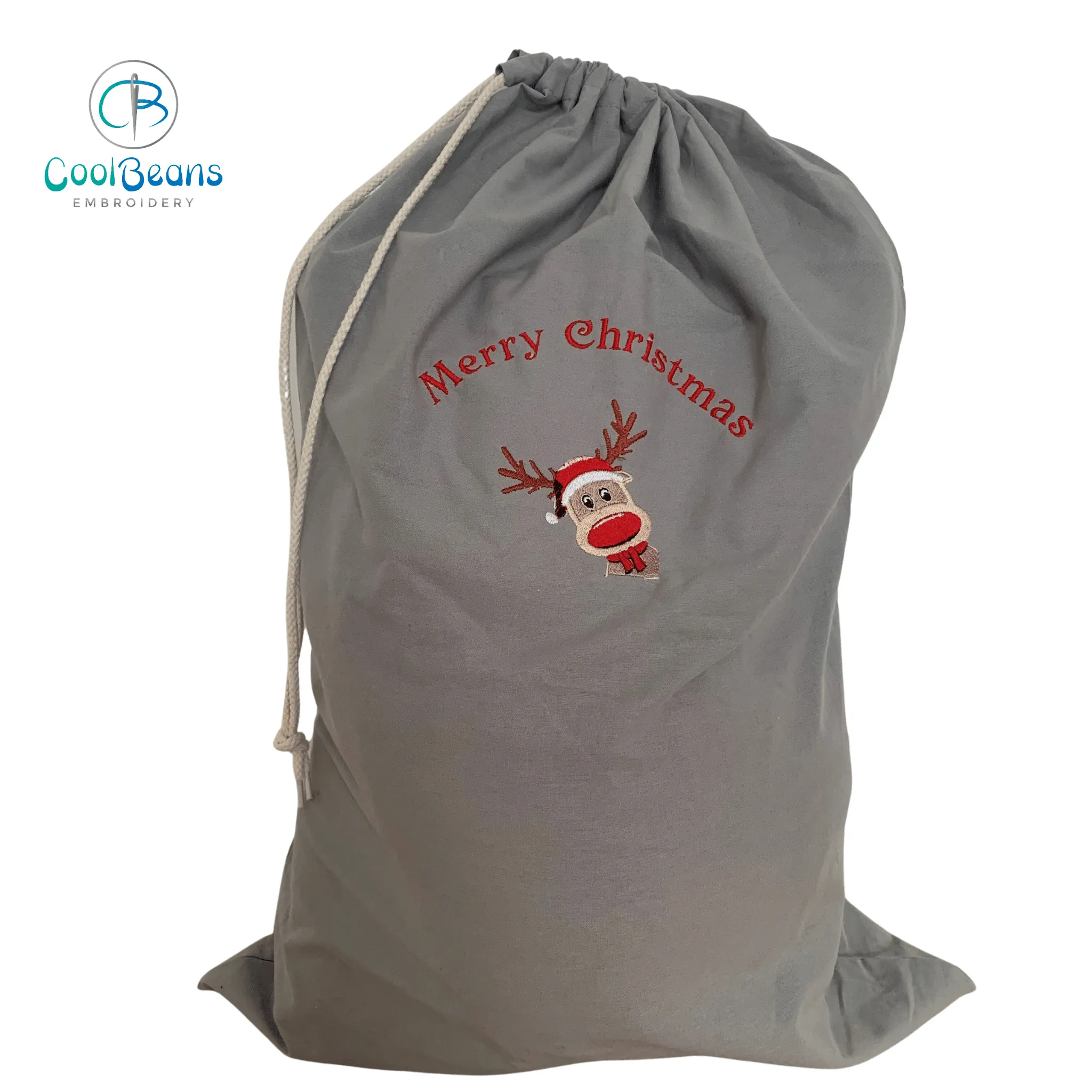 Christmas Sack - Reindeer - Personalised