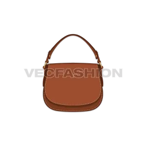 Classic Leather Saddle Bag