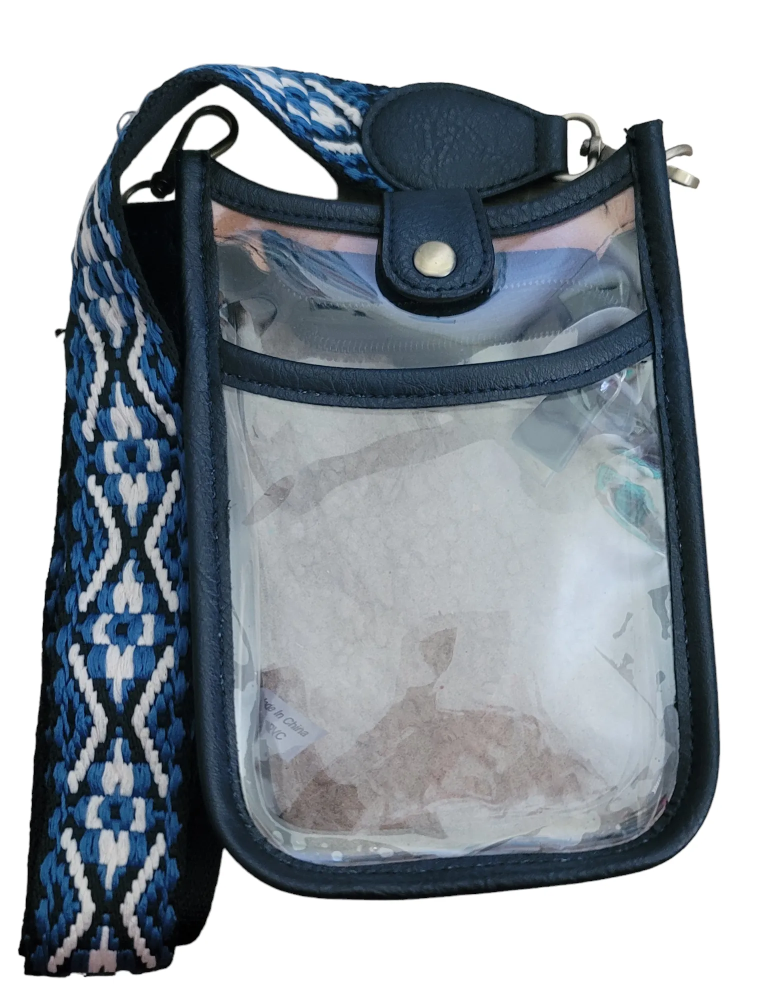 Clear Chic Cross Body Purse