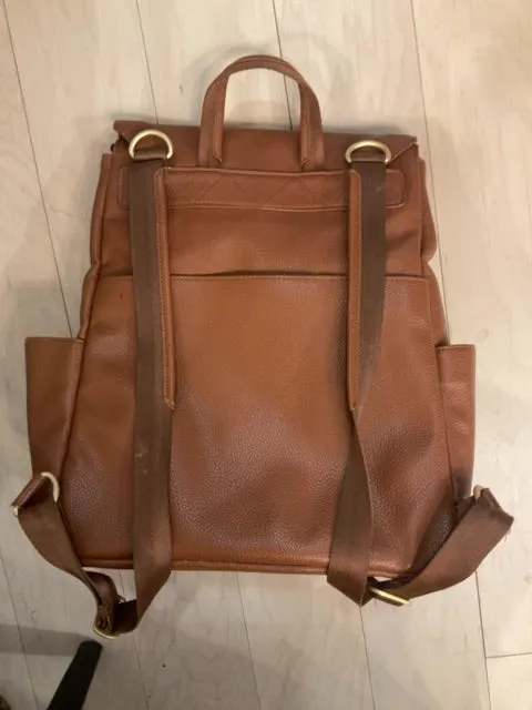 {{ClientCode}} BROWN FRESHLY PICKED BACKPACK PURSE