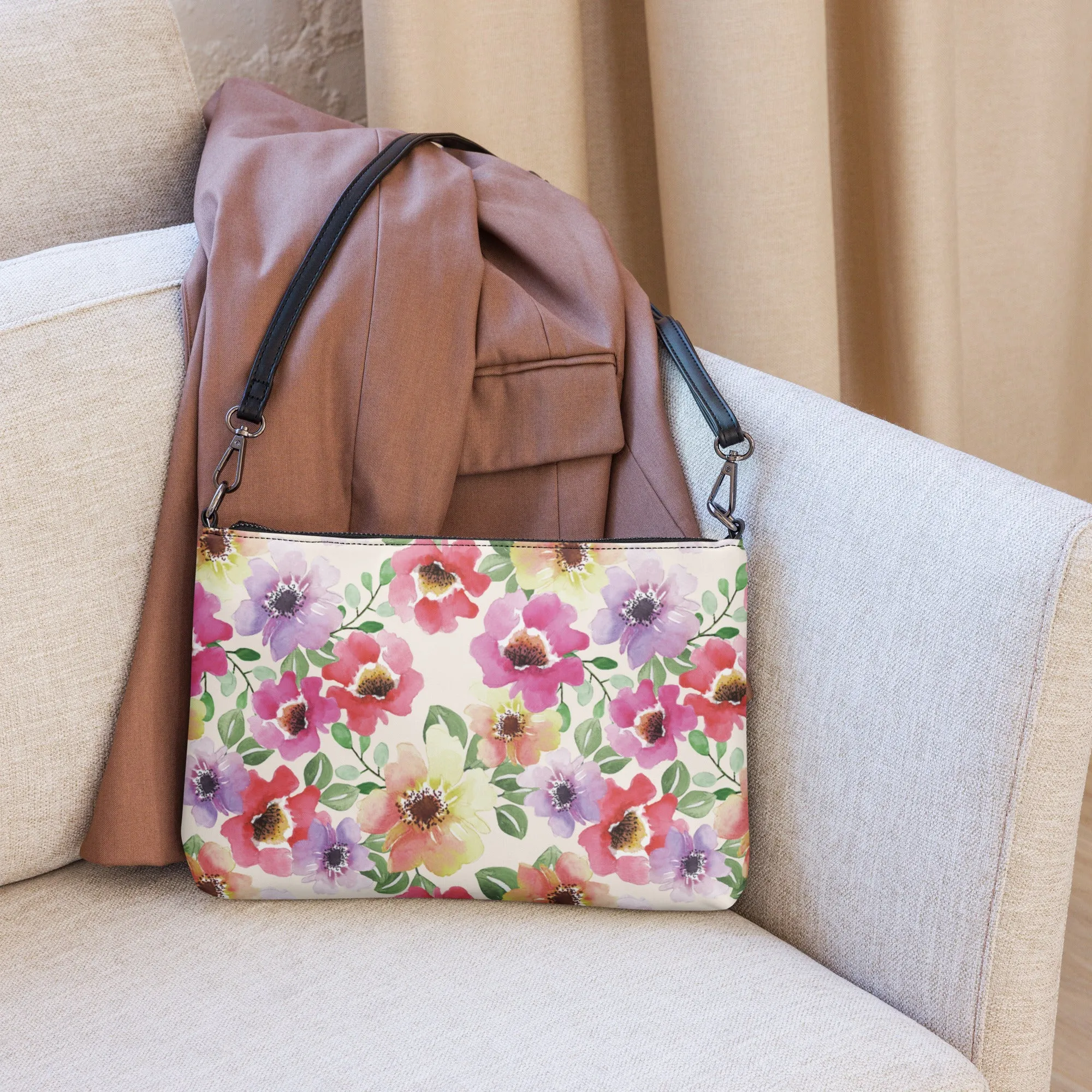 Crossbody Bag Poppy Flowers