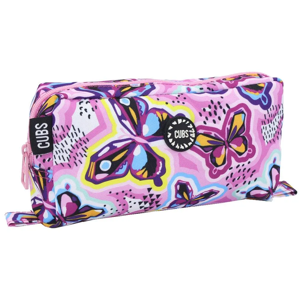 Cubs PURPLE BUTTERFLY PENCIL CASE