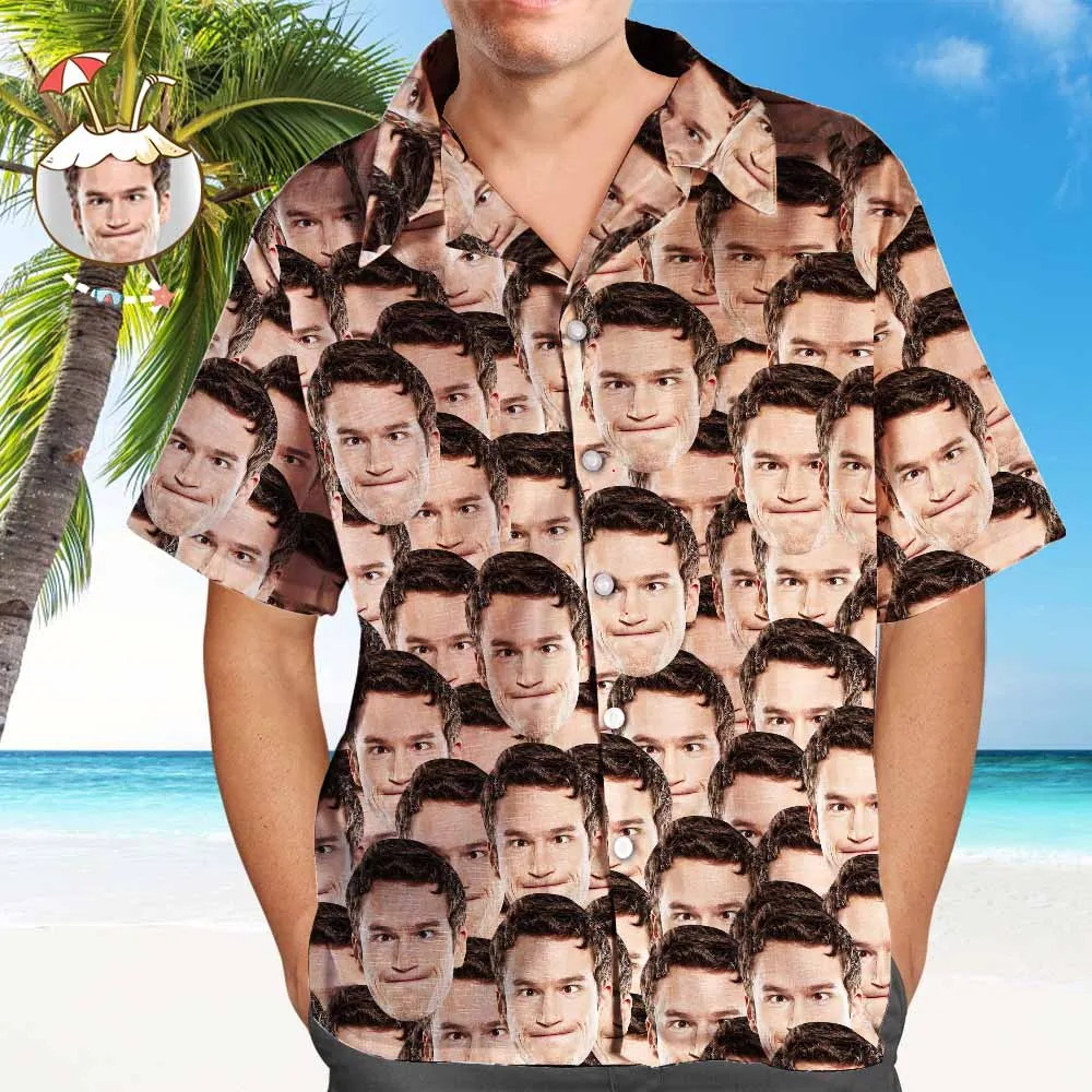 Custom Hawaiian Shirt Custom Dog Face All Over Print Hawaiian Shirt Custom Tropical Shirts