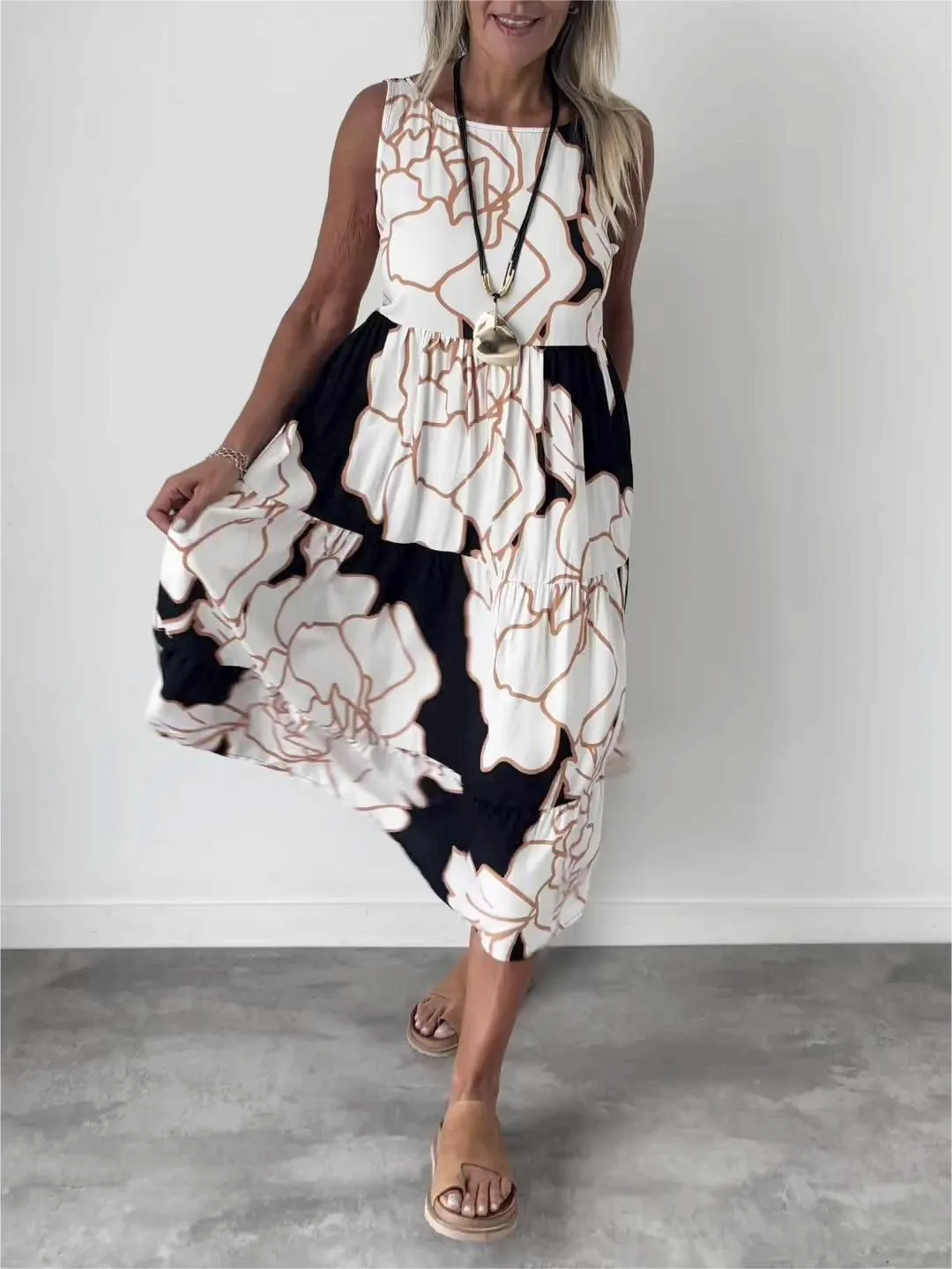 DAVINA™ | STYLISH FLORAL DRESS