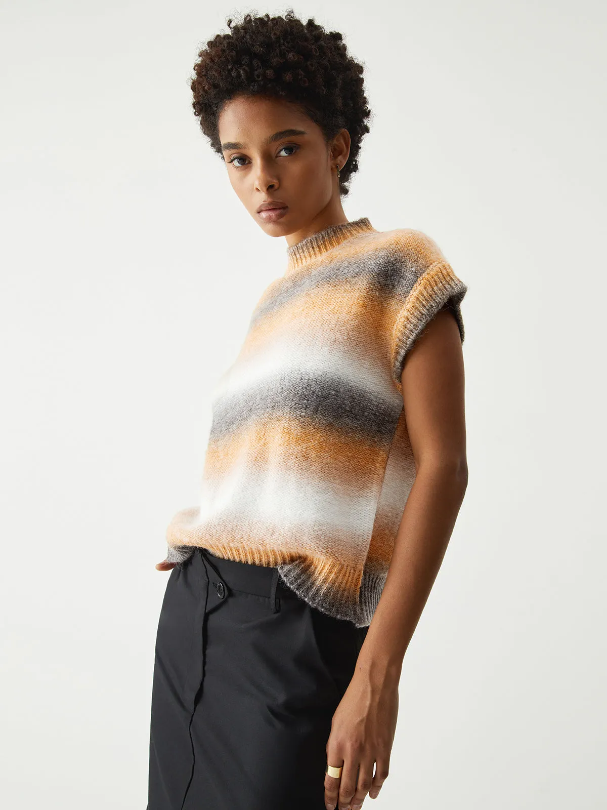 Dawn Ombre Graceful Sweater Vest