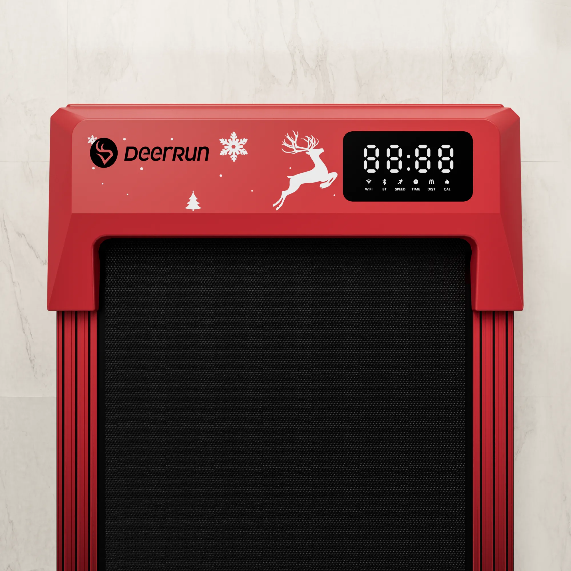 DeerRun Brand Red Under Desk Limited Edition Treadmill with Remote Control - Only Sold on Official Store