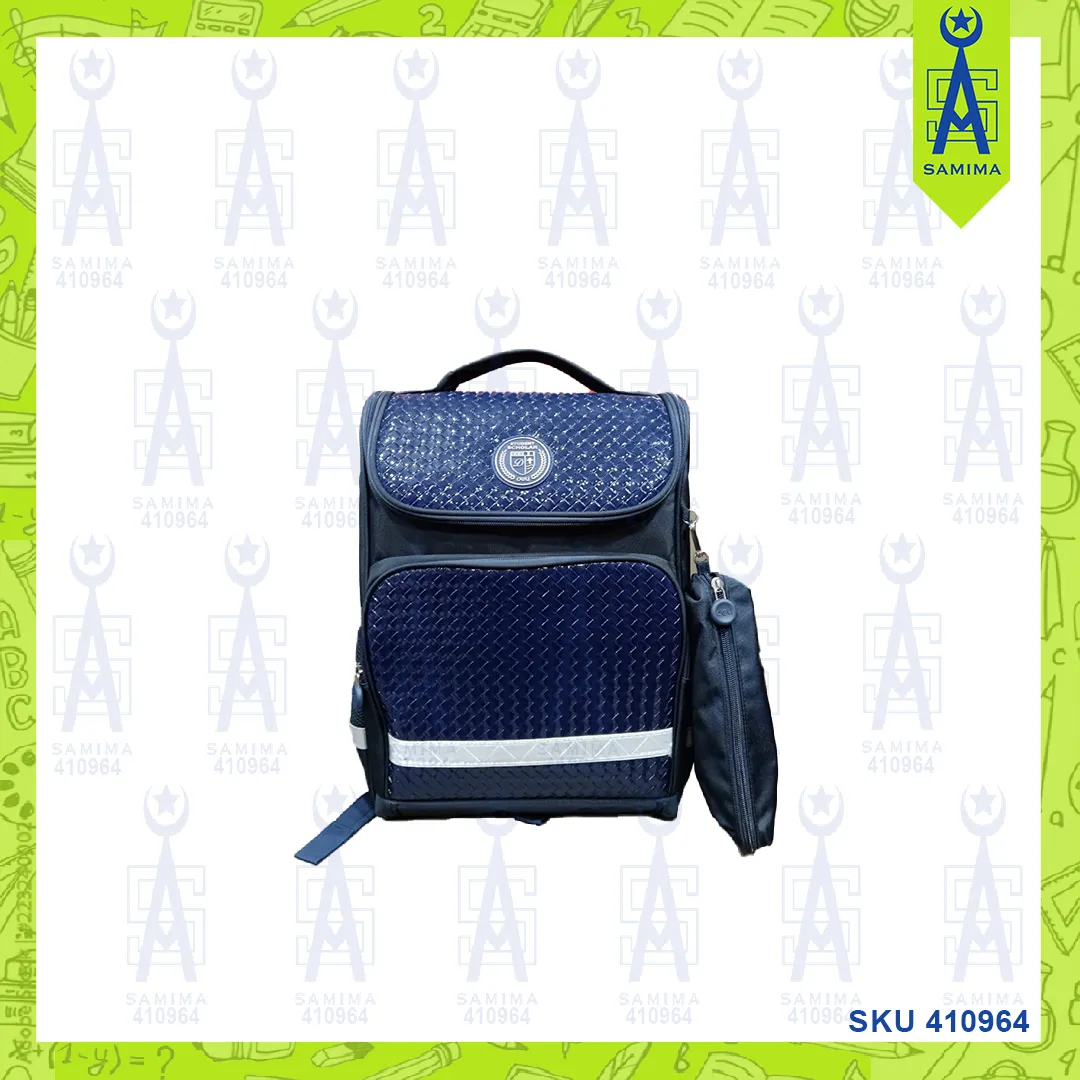 DELI B33 FULL OPEN ZIPPER SCHOOL BAG STUDENT SCHOL