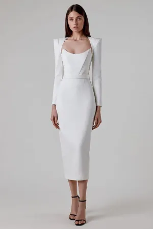 Delilah Bandage Stylish Midi Dress