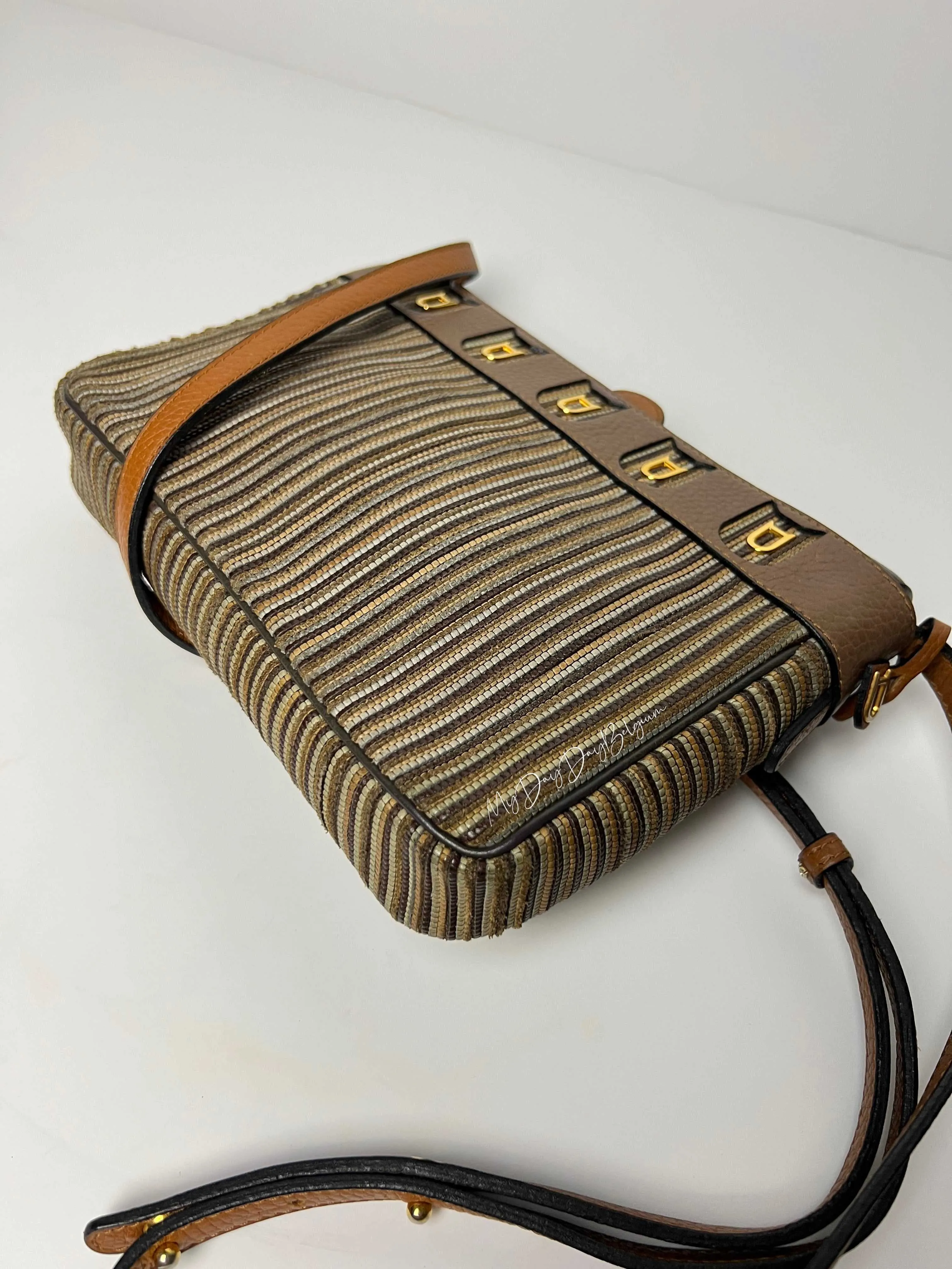 Delvaux Gamay vintage shoulder/crossbody bag 1989 brown