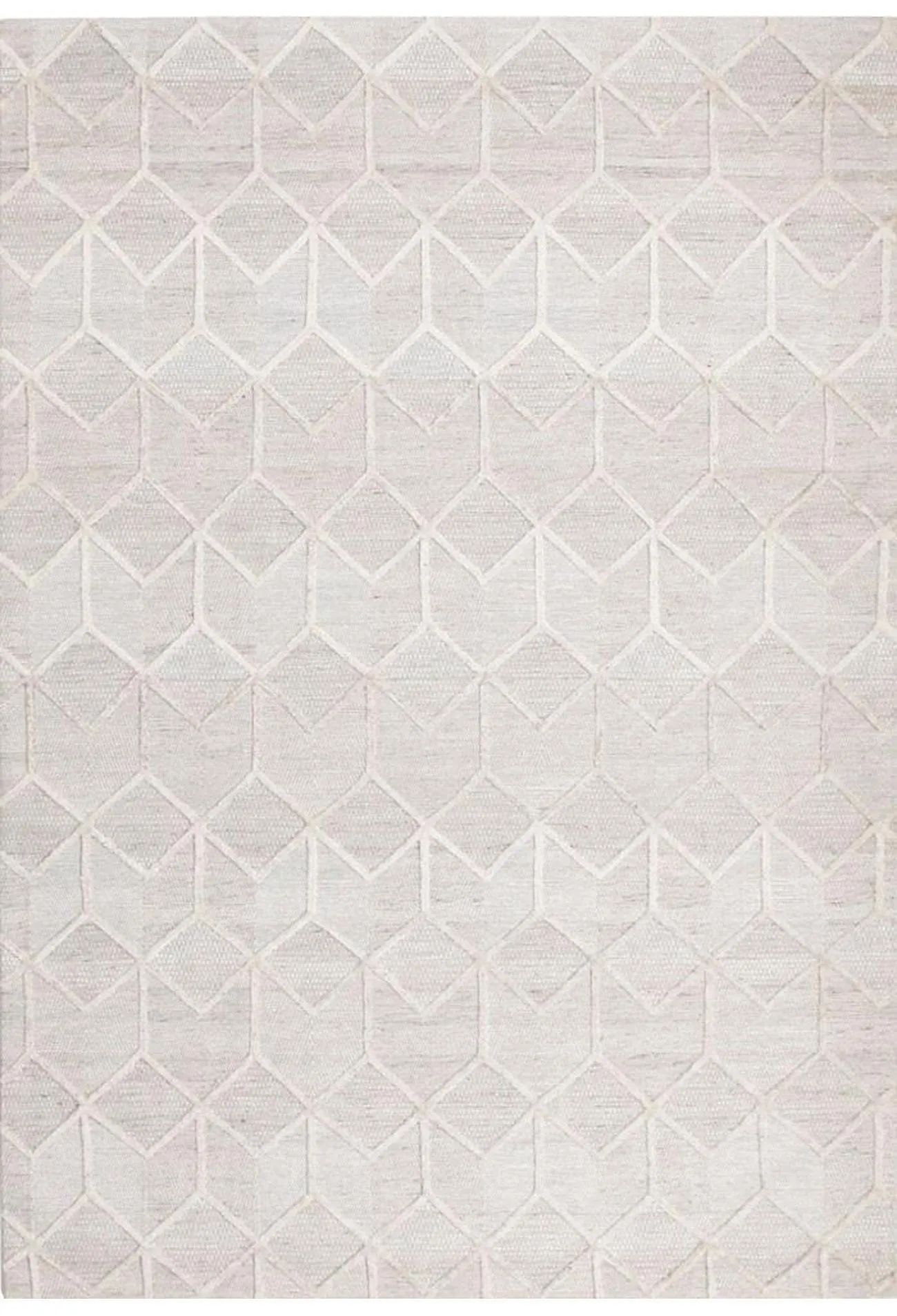 Diamond Vision Rug - White