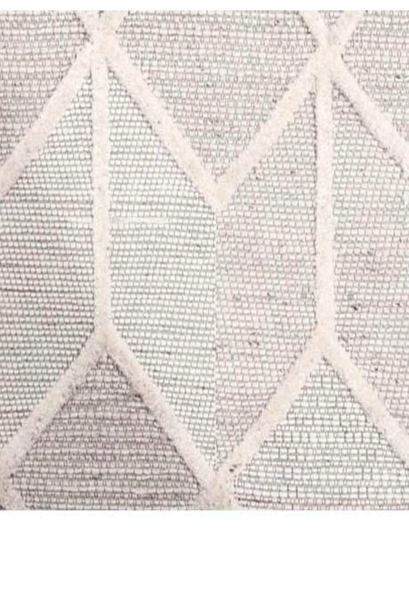 Diamond Vision Rug - White