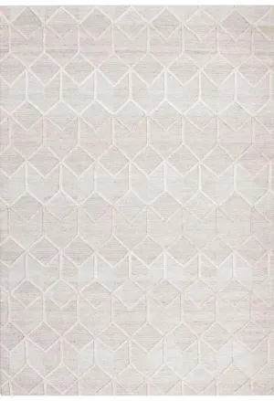 Diamond Vision Rug - White