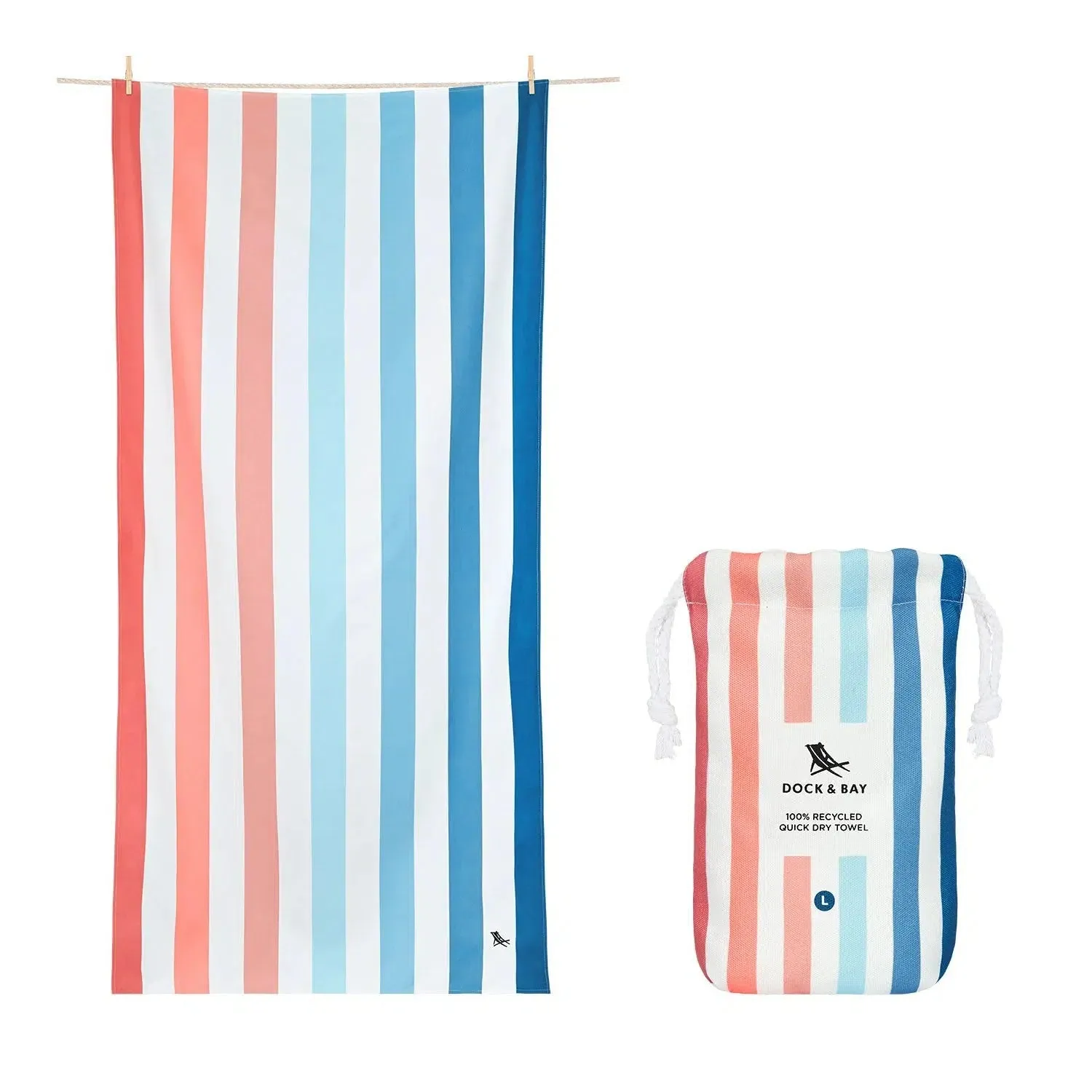 Dock and Bay Quick Dry Beach and Travel Towels