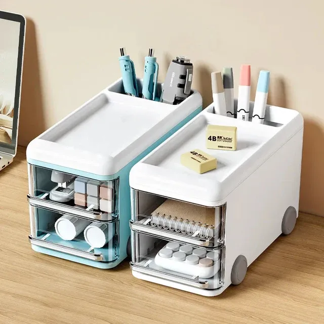 Double Decker Bus Stationary Organizer