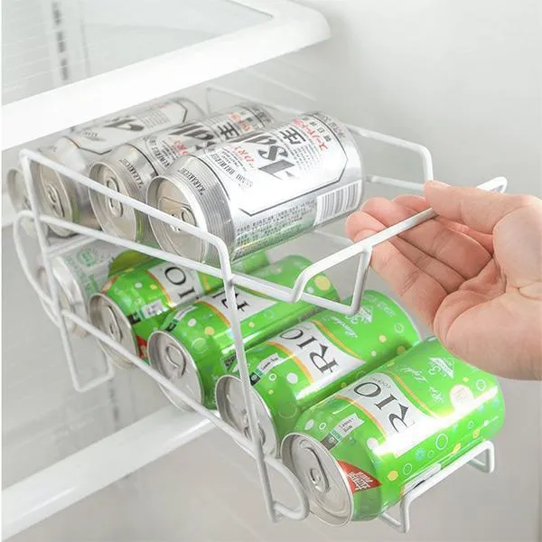 Double Layer Cans Rack