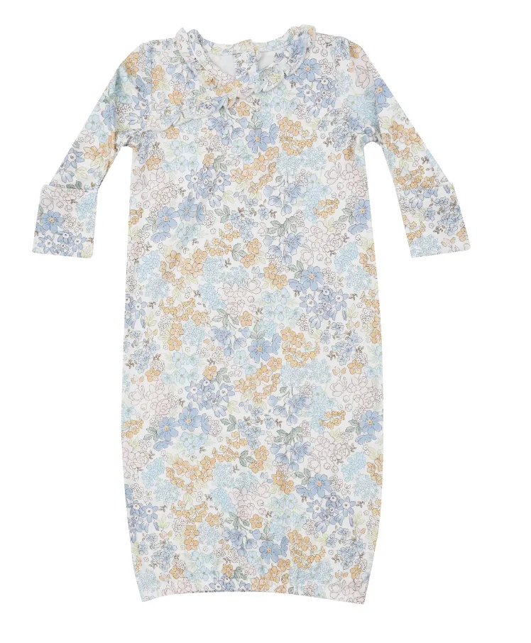 Edith floral kimono gown