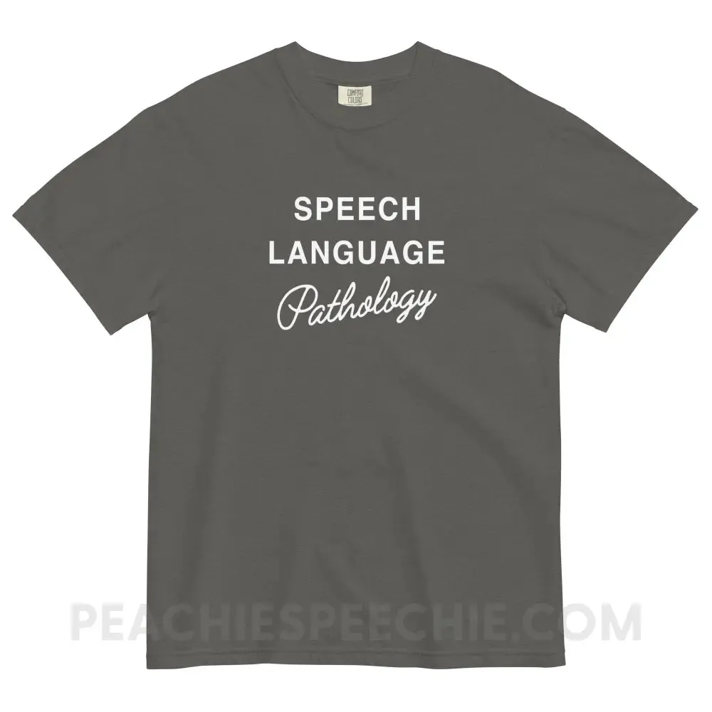 Elegant Speech Language Pathology Comfort Colors Tee