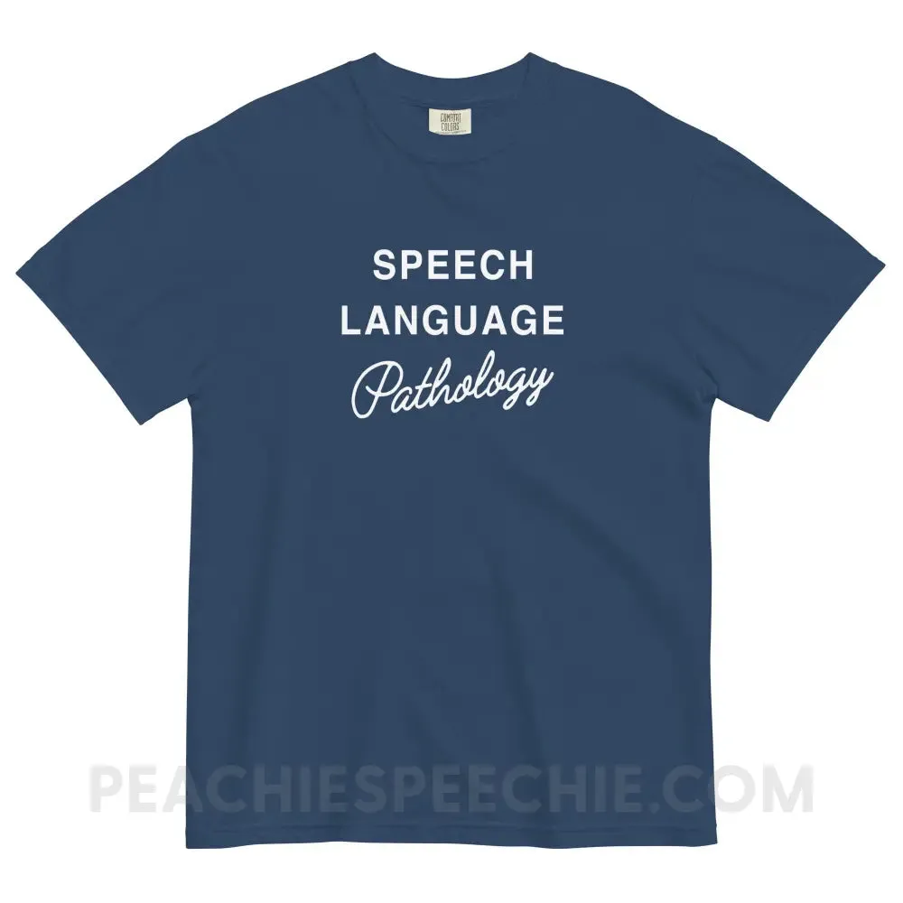 Elegant Speech Language Pathology Comfort Colors Tee