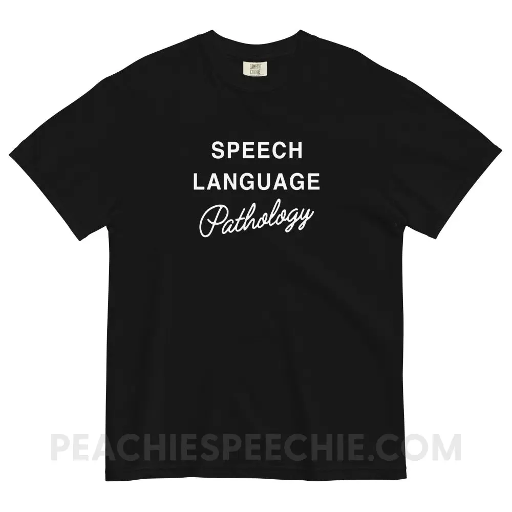 Elegant Speech Language Pathology Comfort Colors Tee