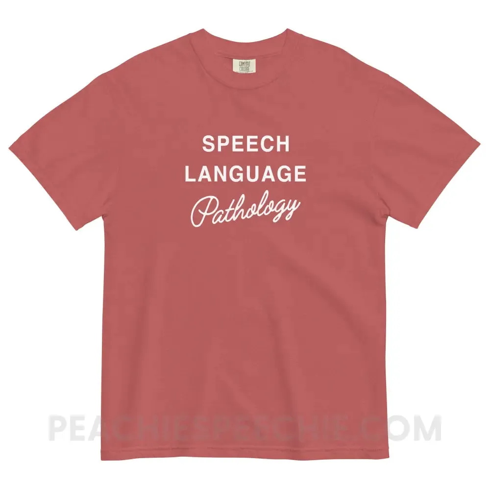 Elegant Speech Language Pathology Comfort Colors Tee