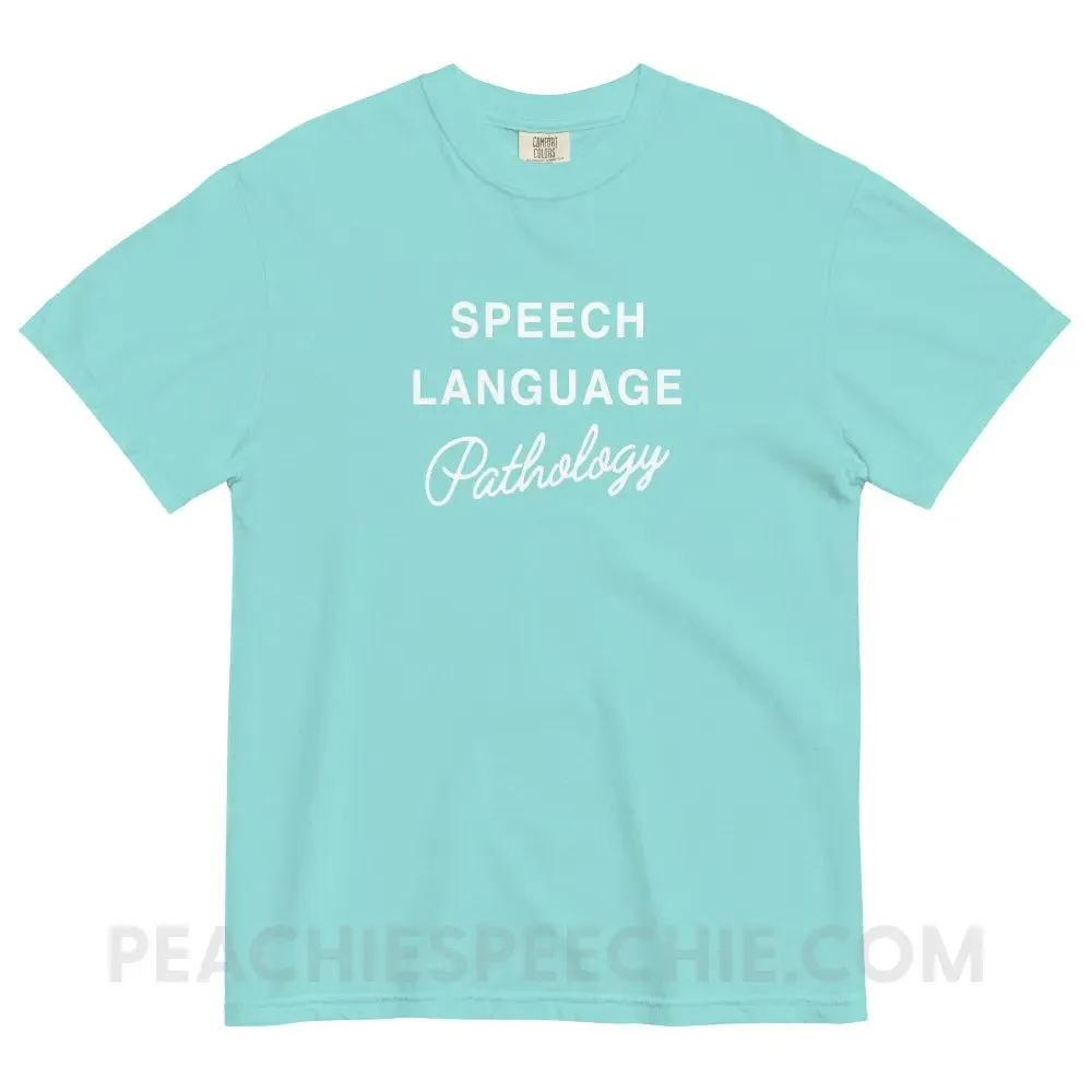 Elegant Speech Language Pathology Comfort Colors Tee