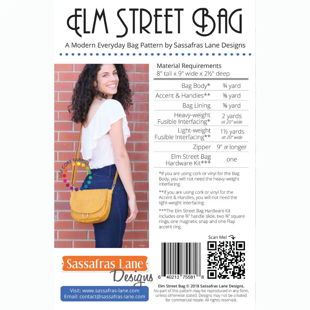 Elm Street Bag Pattern