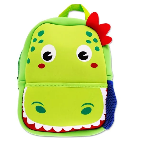 Emotionery Neoprene Cute Animal Junior School Bag - Dinosaur