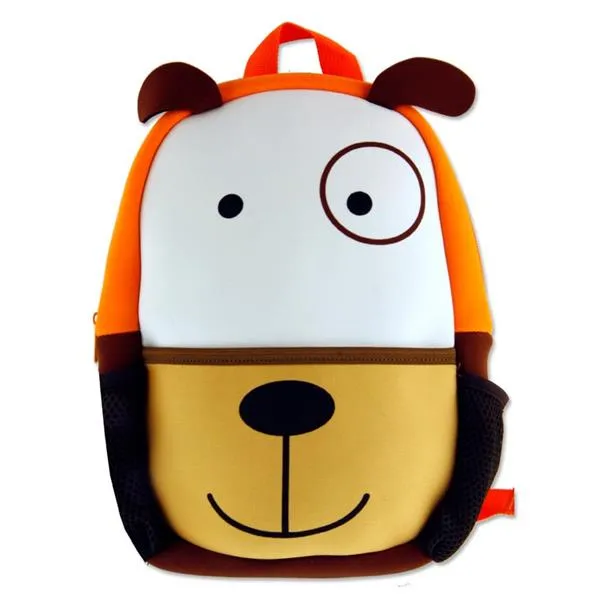 Emotionery Neoprene Cute Animal Junior School Bag - Dog