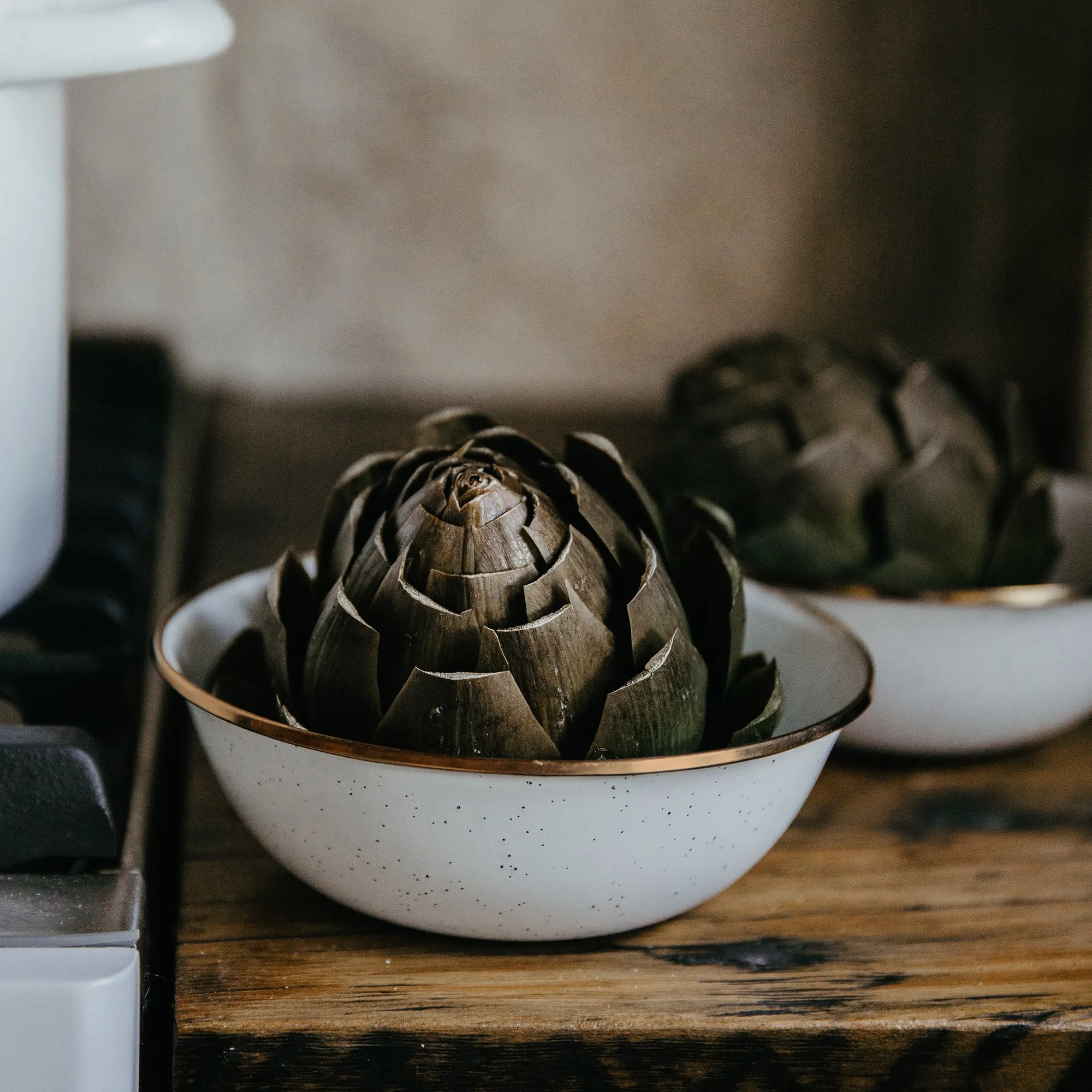 Enamelware Dining Collection - Eggshell