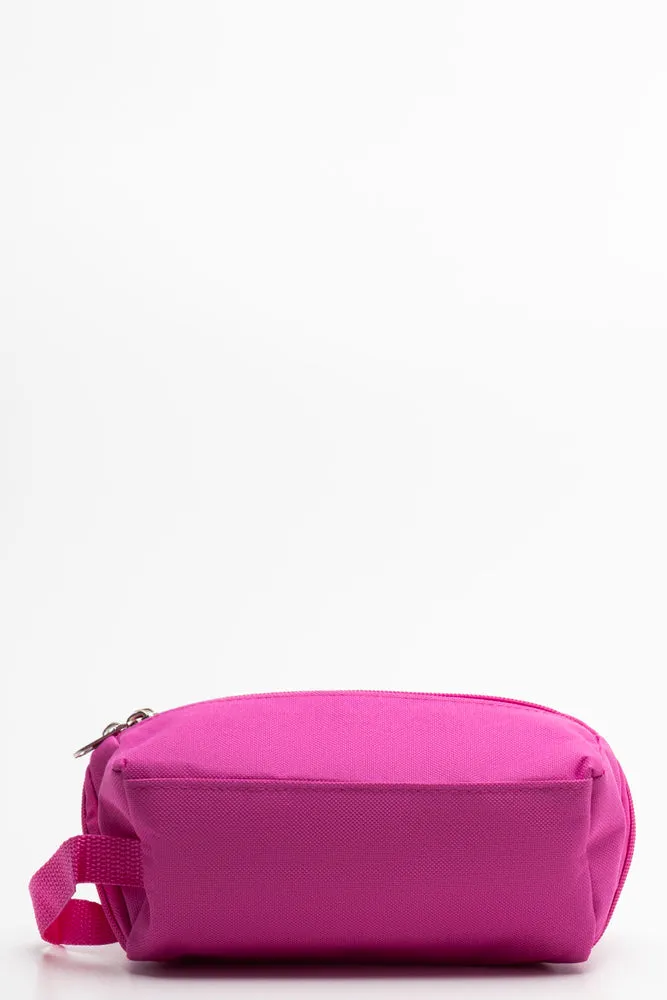 Extra Wide Pencil Bag Pink