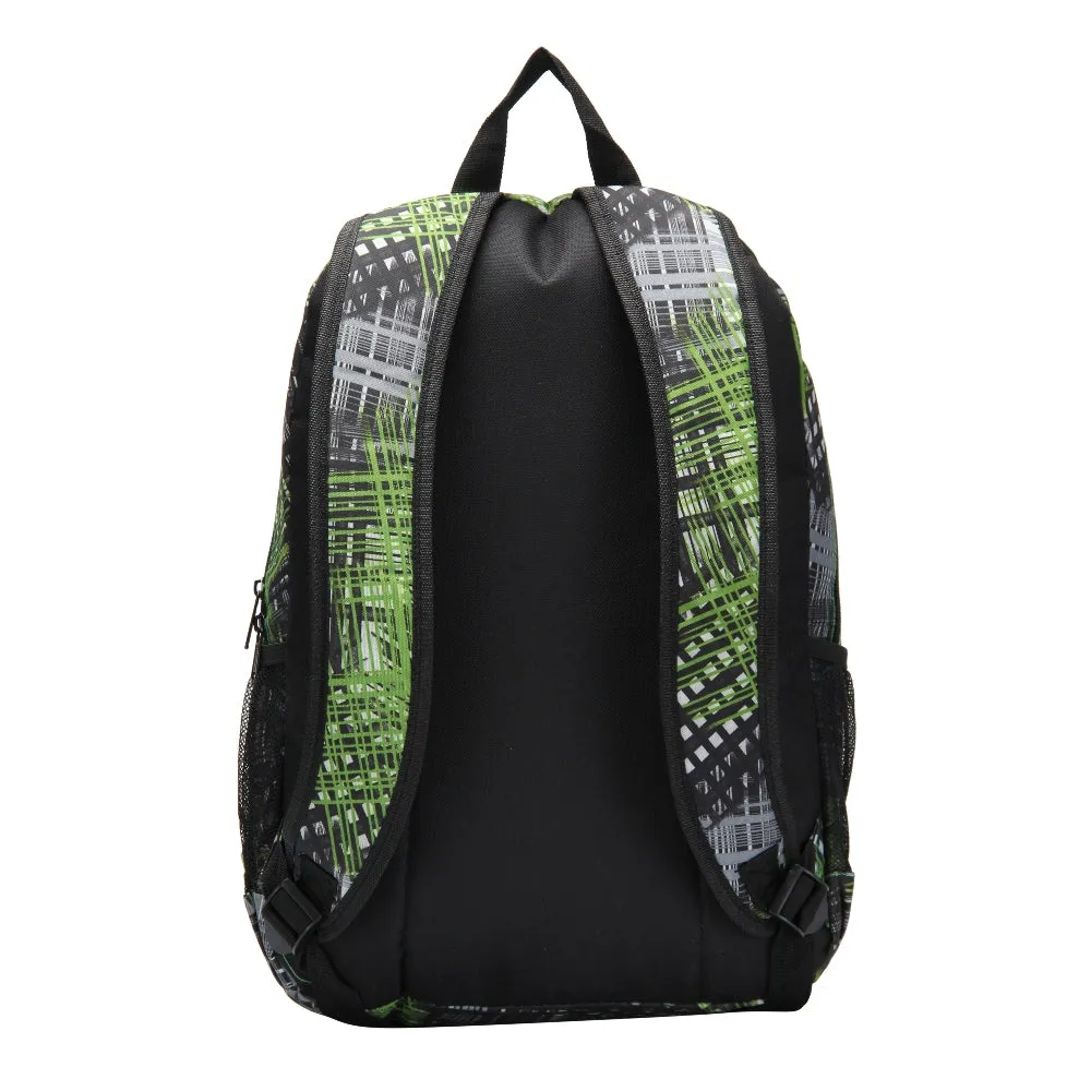 FabSeasons Green Accelorator Polyester Graphic Printed Backpack