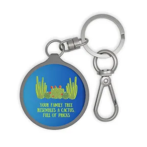 Family tree Keyring Tag