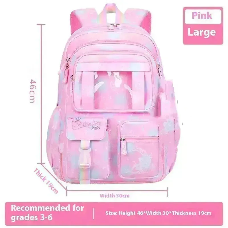 Fantasy Girl Children Backpack Large Capacity Backpack for Kids