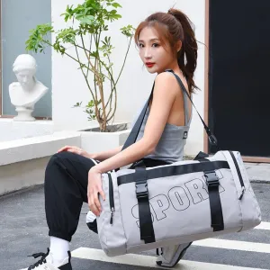 Fashion Women's Travel Bag Waterproof Fitness Yoga Bags Lightweight Sports Bags Large capacity Traveling Handbags Weekend Bag