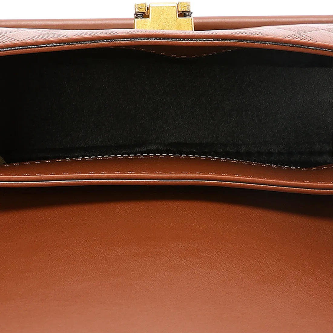 Faux Leather Sling Bag