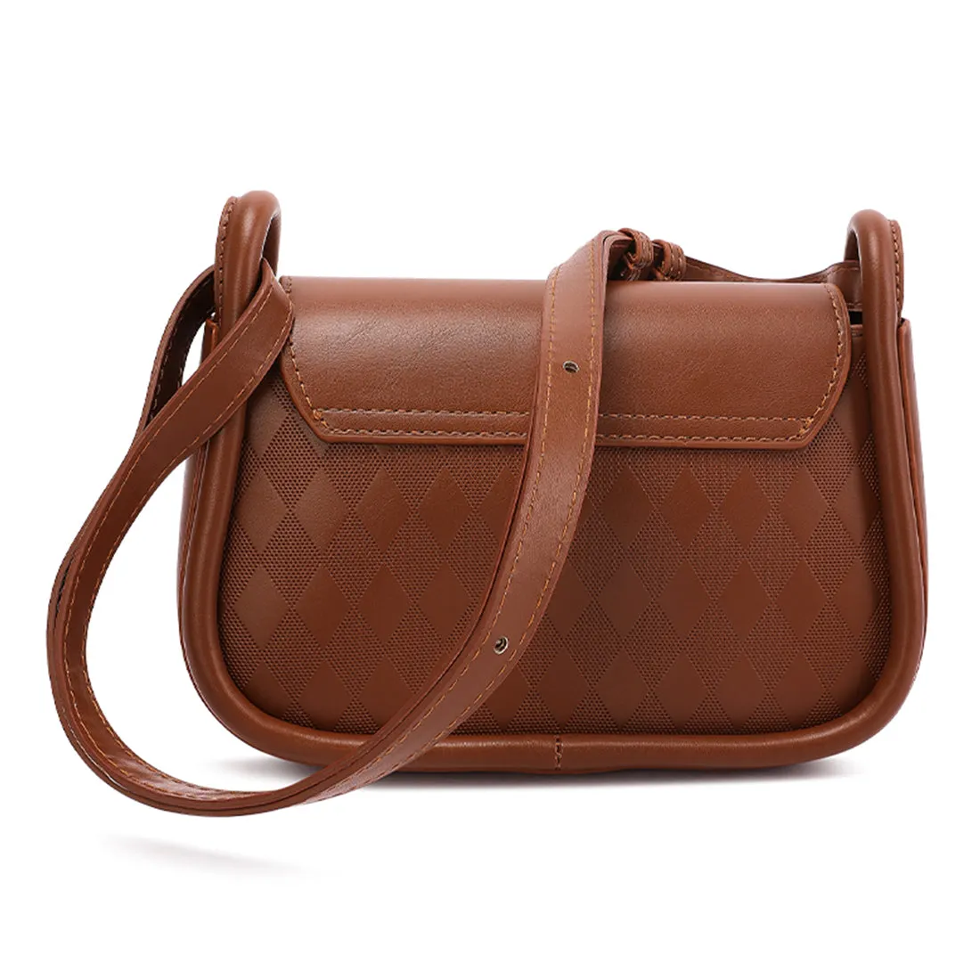 Faux Leather Sling Bag