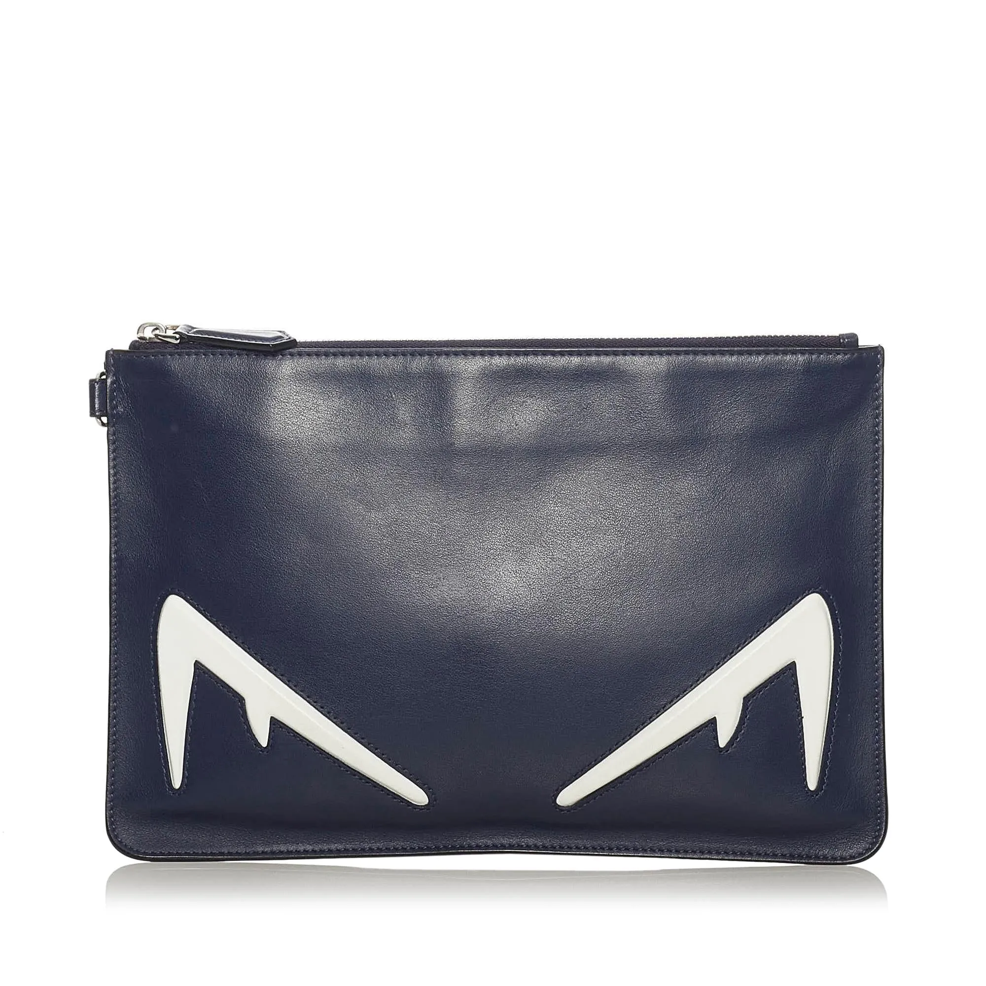 Fendi Monster Leather Clutch Bag (SHG-28772)