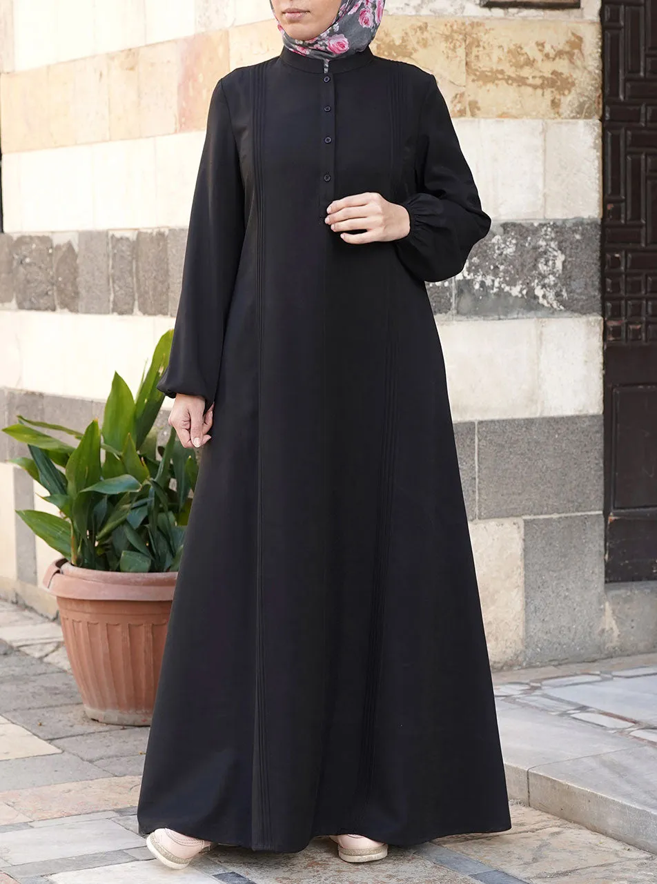 Fine Pleats Abaya