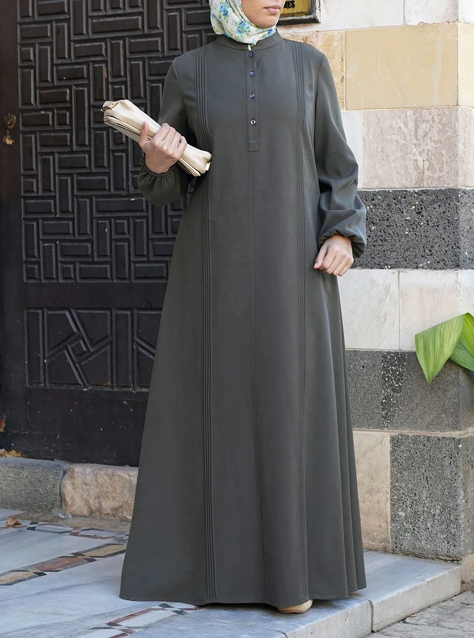 Fine Pleats Abaya