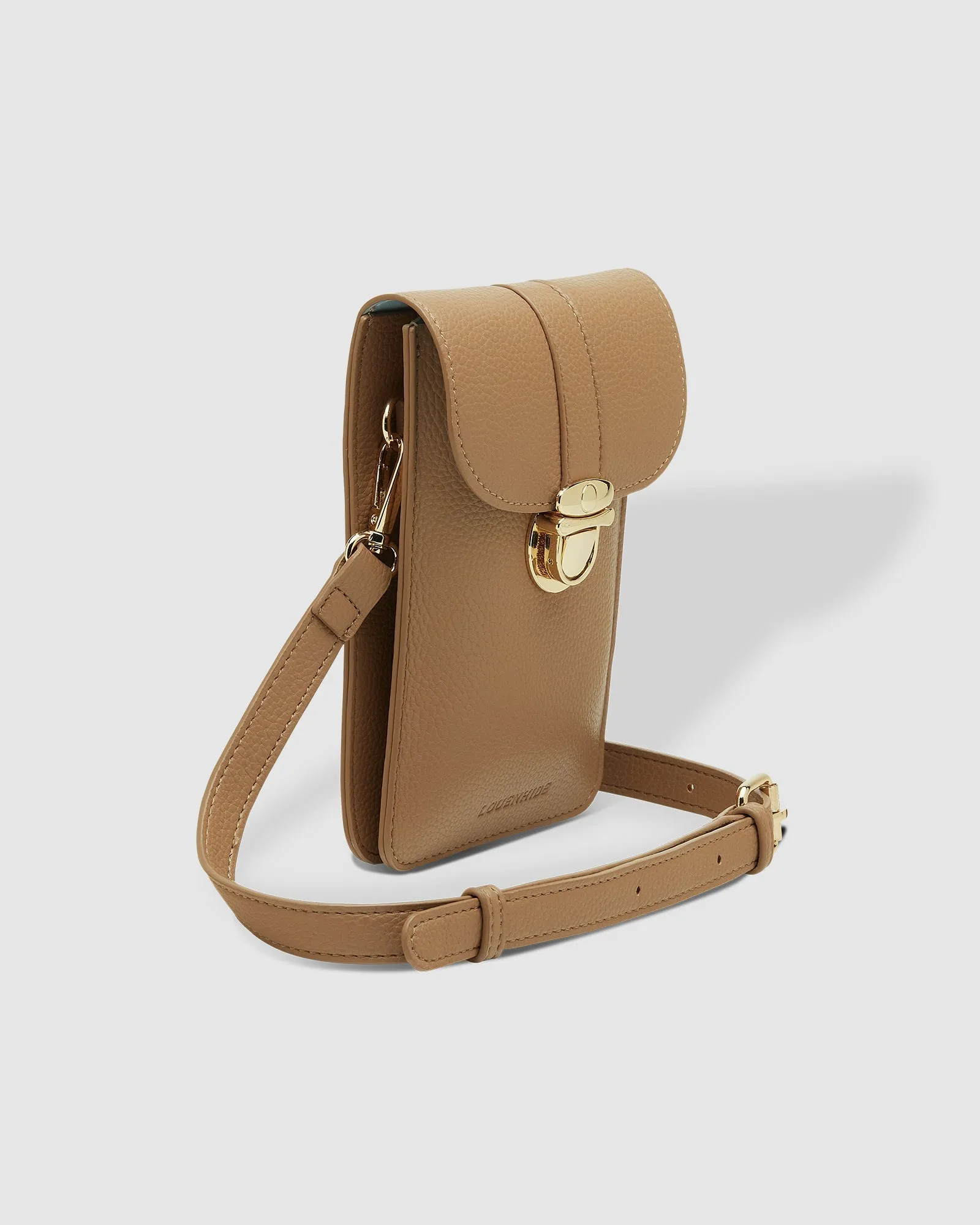 FONTAINE PHONE CROSSBODY BAG LATTE