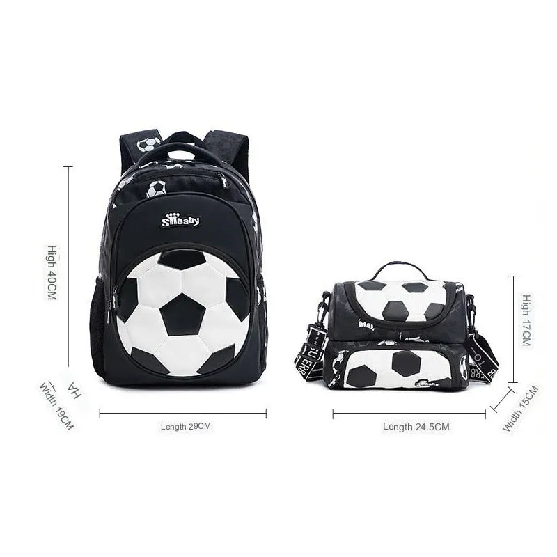 Football backpack for children schoolbag anime backpack travel school bags for teenage boy mochila escolar infantil menino