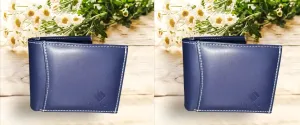 Formal Blue Artificial Leather Money Clip PACK OF 2