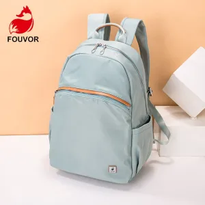 Fouvor Fashion Women Backpack Student Oxford Canvas Backpacks for Teenage Girls Female School Shoulder Bag pack Mochila.