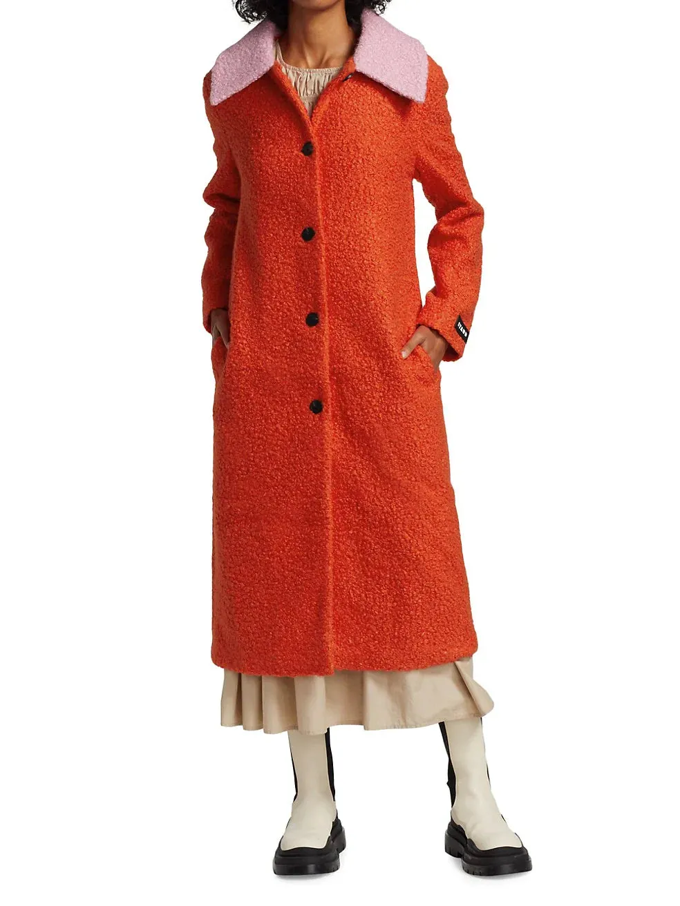 Frankie Tailored Stylish Bouclé Coat